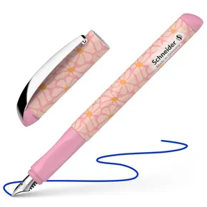 Kugelschreiber Schneider Glam 2024 Blumen/Rosa